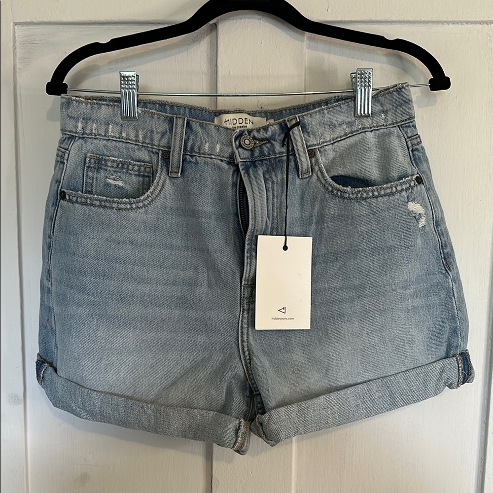 Women's Blue Denim Shorts